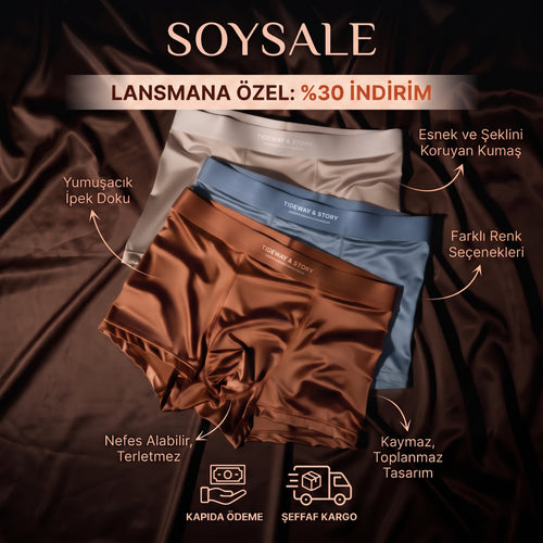 SOYSALE | Premium Saten Boxer
