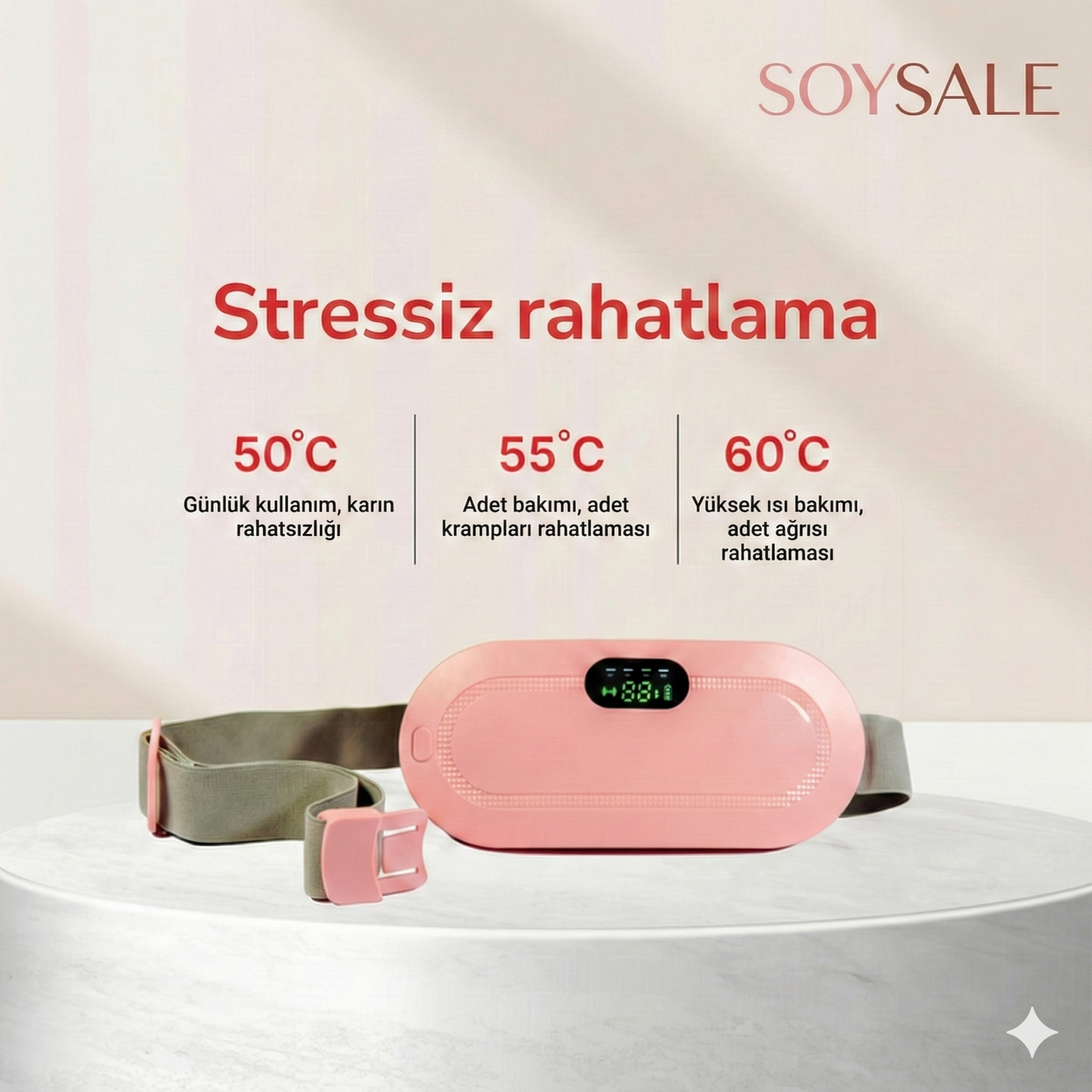 SOYSALE | Isı ve Titreşimli Adet Kemeri