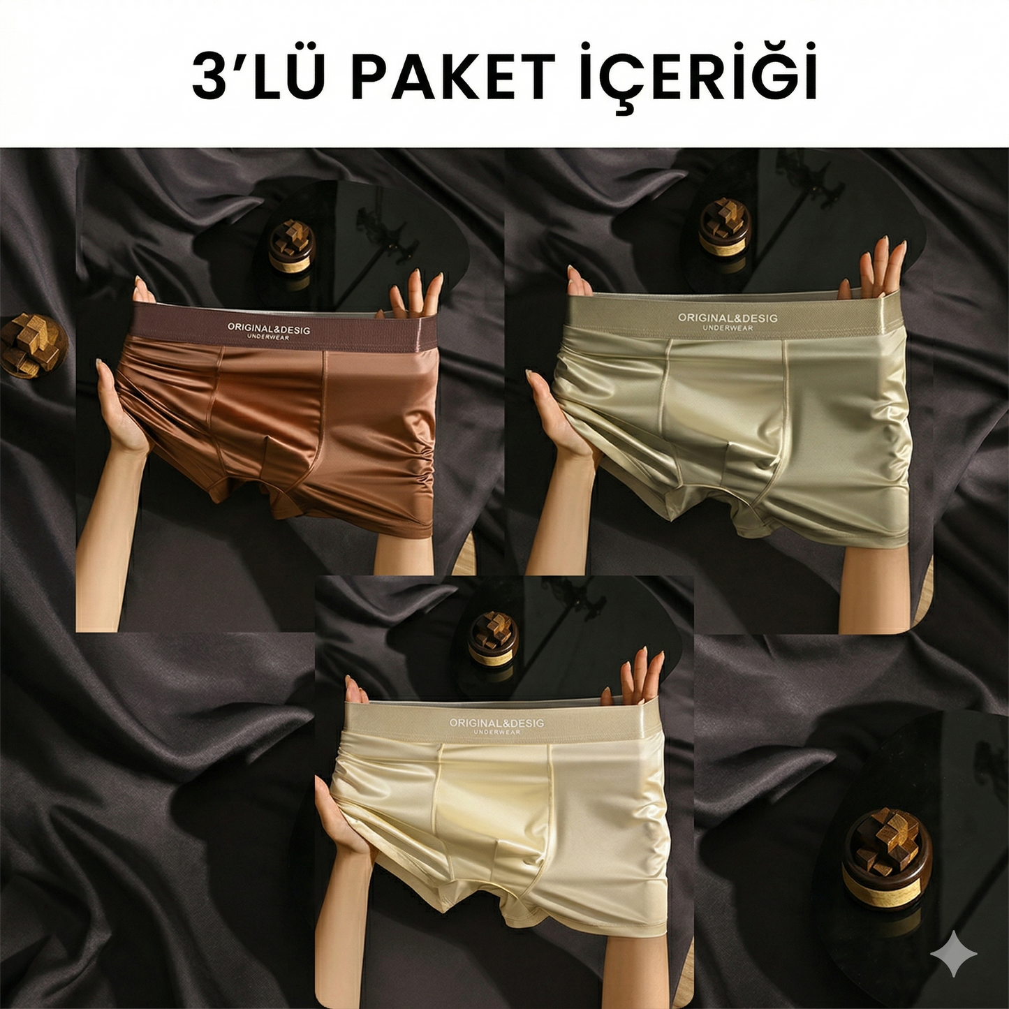 SOYSALÉ | Premium Saten Boxer